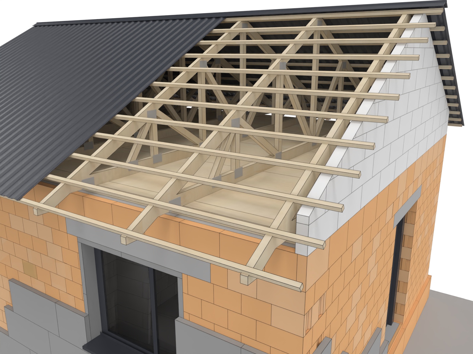 MODEL RODINNÉHO DOMU VERZE 2 V MĚŘÍTKU 1:20