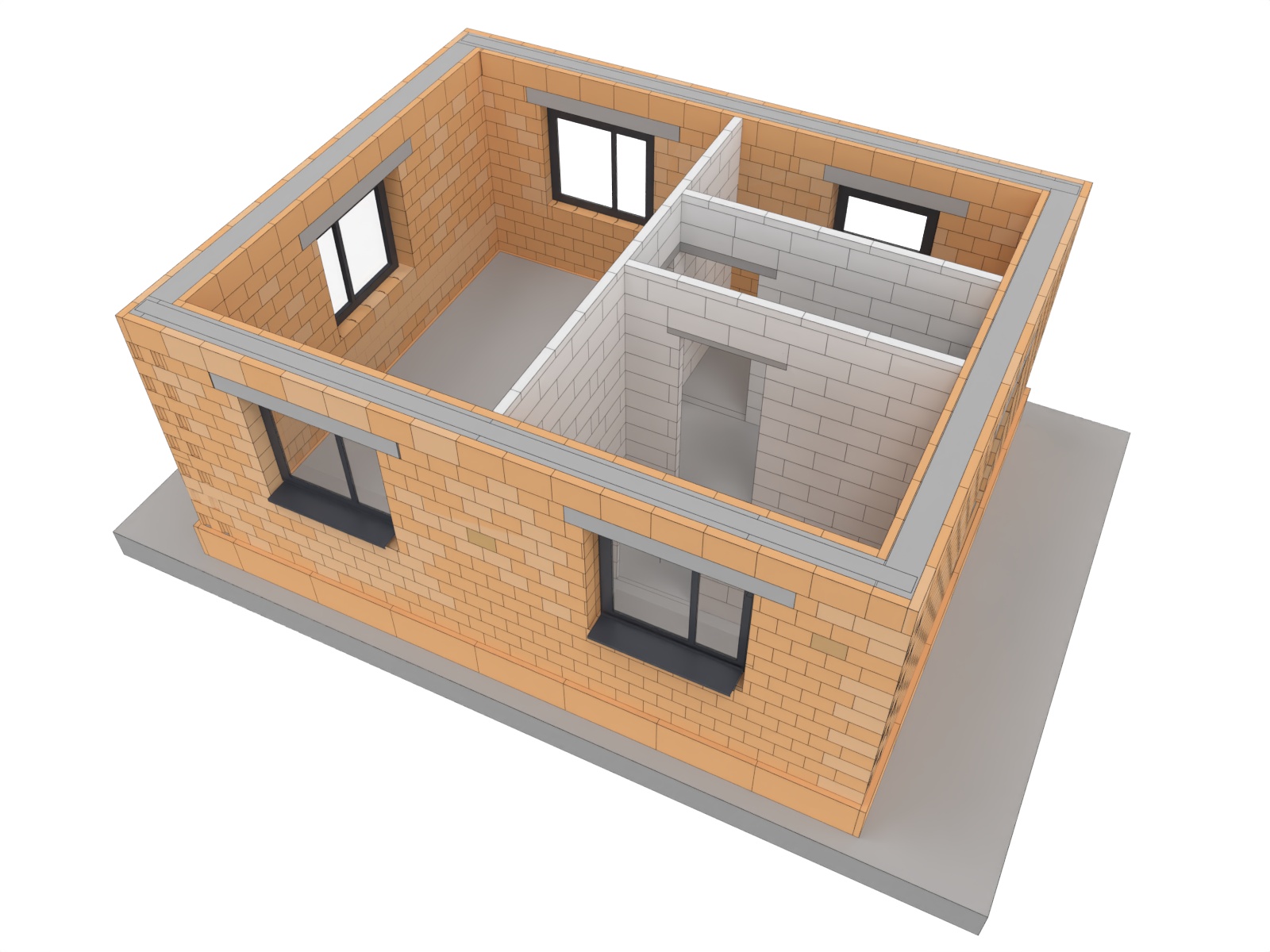 MODEL RODINNÉHO DOMU VERZE 2 V MĚŘÍTKU 1:20