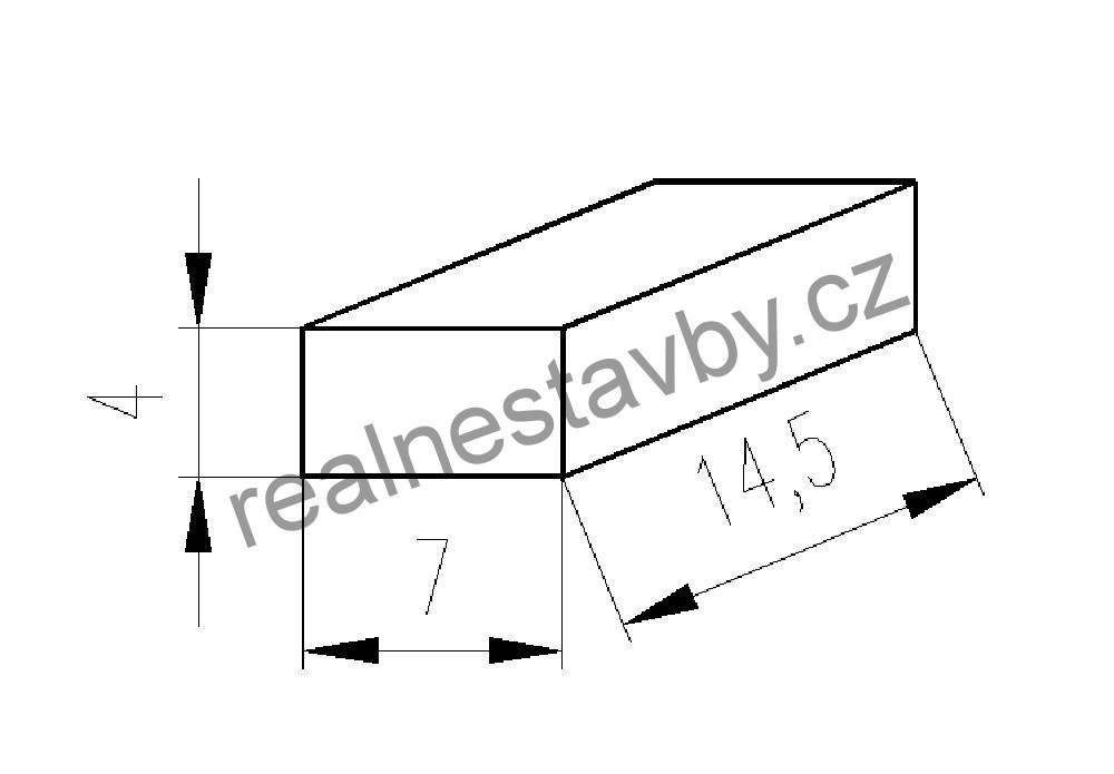 MODEL PLNÉ PÁLENÉ CIHLY V MĚŘÍTKU 1:20 (400KS)